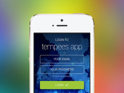 Freebie: App Login Screen android app button facebook free input ios login media psd social twitter