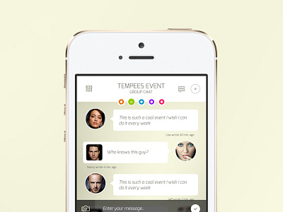 Freebie: iOS Chat Screen