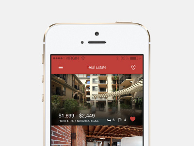 Freebie: Real Estate Listings app for sale free ios list listing psd real estate reality