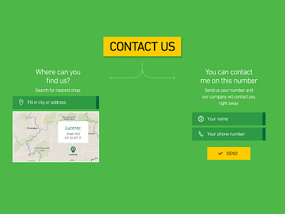 Freebie: Full width contact section