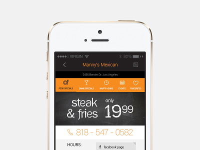 Freebie: Restaurant App Detail