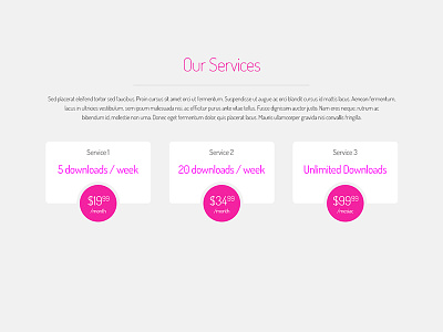 Freebie: Service Pricing tabs free price psd service tab tempees