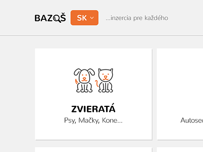 Bazos.sk Redesign Concept advertisements bazos.cz bazos.sk brand buying concept creative portal redesign selling website