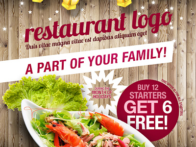 FREE Restaurant Flyer