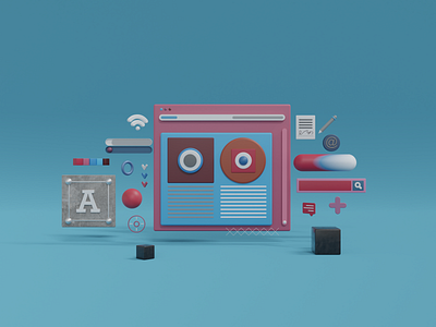 Office Web Illustration