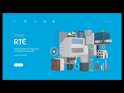 RTÉ: Web illustration 3d animation branding design graphic design illustration logo motion graphics ui webillustration