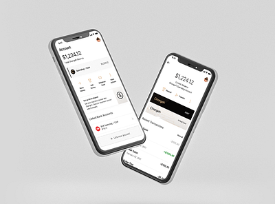 ChangeFi banking app fintech mobile user experience user interface