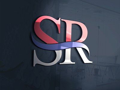 SR Logo Design By SR Graphics Point