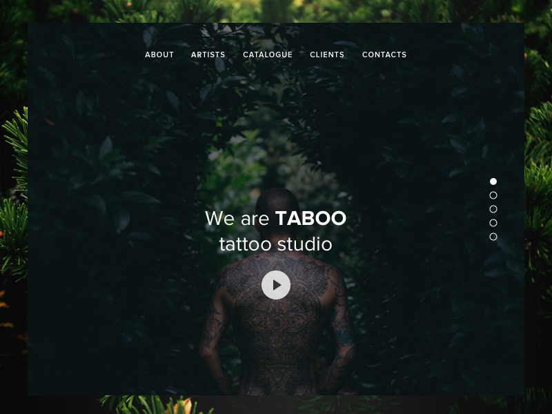 Daily UI: Day 3 - Landing Page layout website webdesign web minimalistic design visual simple page landing