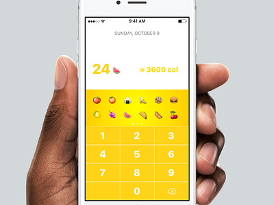 Daily UI Day 4 Calculator 4 calculator daily day design ios iphone minimal mobile ui