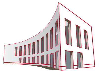 Landman Library Vector red white