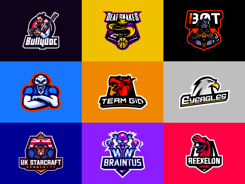 Mini-Collection of Mascots Logos 2020 by Kuba Kalinowski on Dribbble