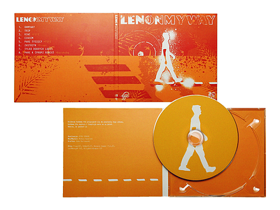 CD cover LENONMYWAY art cd cd artwork cd cover cd packaging design illustration kalinowski project vector