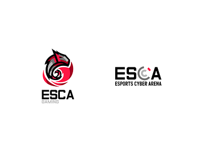 ESCA GAMING - REBRANDING branding design esport kalinowski logo logo design mascot mascot logo project vector
