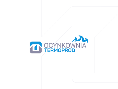 OCYNKOWNIA TERMOPROD art branding design icon kalinowski logo logo design project typography vector