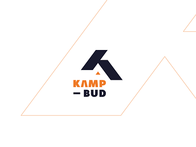 KAMP-BUD branding build building design house kalinowski logo logo design logotype project typography vector