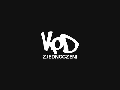 KOD ZJEDNOCZENI art branding design dinamic kalinowski logo logo design merch design merch logo minimal modern project vector