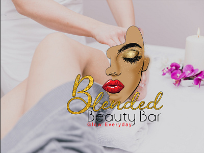 Blended beauty Bar beauty beauty logo branding custom logo design illustration logo logo design minimal minimal logo vector