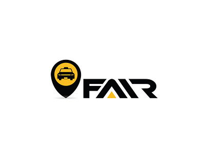 FAIR TAXI branding custom logo design logo logo design minimal minimal logo taxi logo vector