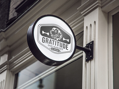 Gratitude Dog bakery logo