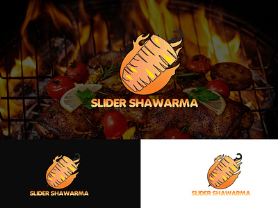 Slider Shawarma LOGO branding custom logo design logo logo design minimal minimal logo