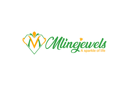 Mlinejuwels Logo design 3d fiverr malee graphic design juwels logo logo logo design maleegraphic minimal lgoo