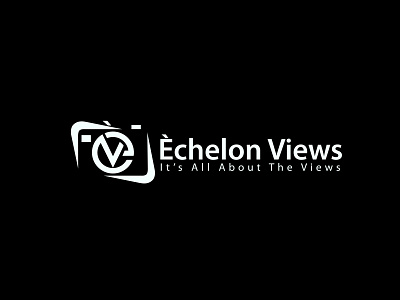 Echelon Views Camera Logo branding custom logo design graphic design logo logo design minimal logo