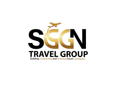 SGGN Travel Group Logo branding custom logo design graphic design logo logo design minimal minimal logo travel logo