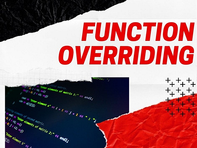function overriding in c++