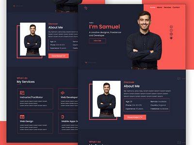 Resume Site Concept