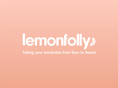 Lemonfolly accessories brand brand design brand identity branding cream cute design font handmade instagram logo logodesign pink uk