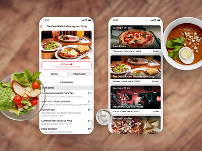 #kdesenajim - Take-away app app app design app development company czechdesign food app food app ui ios app restaurant app