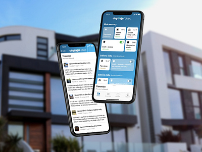 SmartCity Mobile App app design app development company czechdesign functional ios app smart smartcity smarthome uidesign