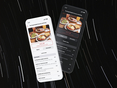 #Kdesenajim Take-away app app app design app development company darkmode ios app restaurant app takeaway