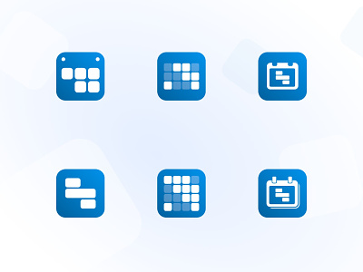 Icon ideas for the Shift Calendar app app icon app icon design calendar app icon icon design icon set iconography