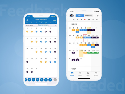 Shift Calendar - Feedback needed app design calendar calendar app feedback feedback please ios app