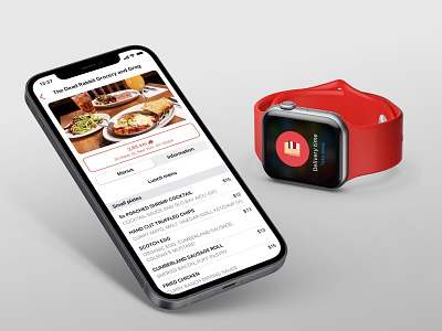 #kdesenajim Food Delivery App - Apple Watch support apple watch application food app food delivery app food delivery application ios app restaurant app