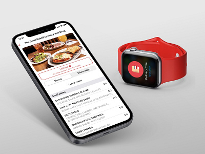 #kdesenajim Food Delivery App - Apple Watch support