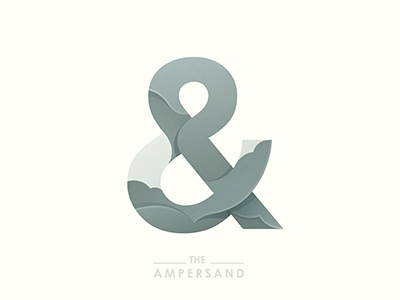 The Ampersand ai ampersand illustration logo type typography vector yp © yoga perdana