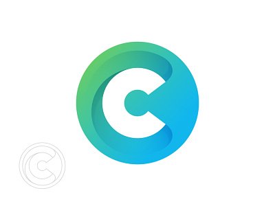 C Logo branding logo