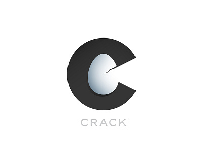 Crack brand brand design branding c clean clean logo egg gradient logo graphic design identity logo logo design logo vector mark modern logo simple simple logo symbol type logo visual identity