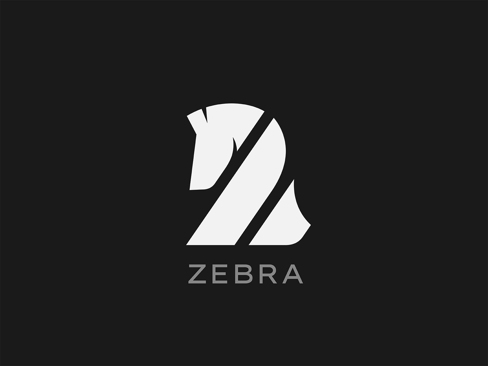 Premium Vector | Zebra esport mascot logo design