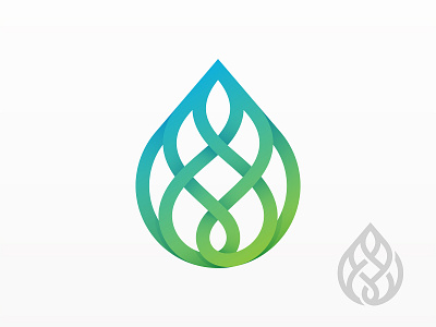 Drop branding icon logo