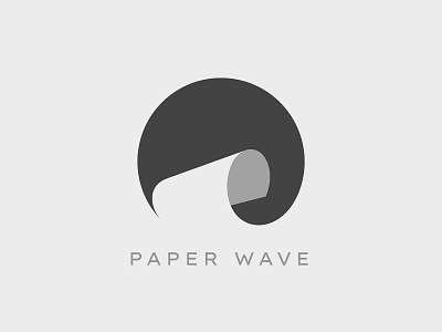 Paper Wave branding logo paper wave