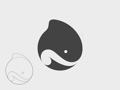 Orca fish logo orca sea whale