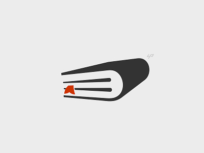 Sushi Book book branding chopstick food logo sushi