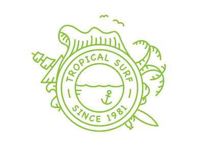 Tropical Surf Logo