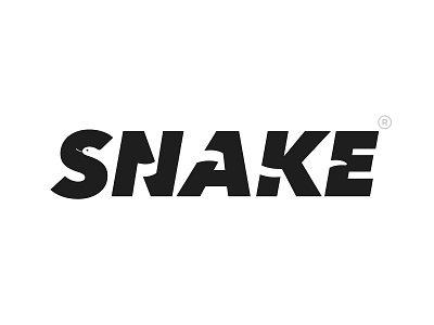 Snake Logotype animal branding design illustration logo snake type typography