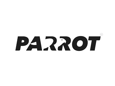 Parrot Logotype animal bird branding design illustration logo parrot type