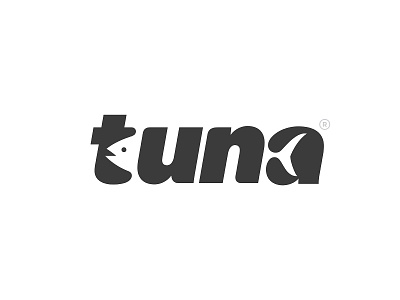 tuna logotype animal branding design fish logo tuna type